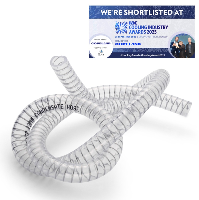 Gel-clear 'Helix' Condensate Hose (H20CH1/2) - Image 2